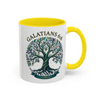 With Godliness There Is Contentment Christian Mug