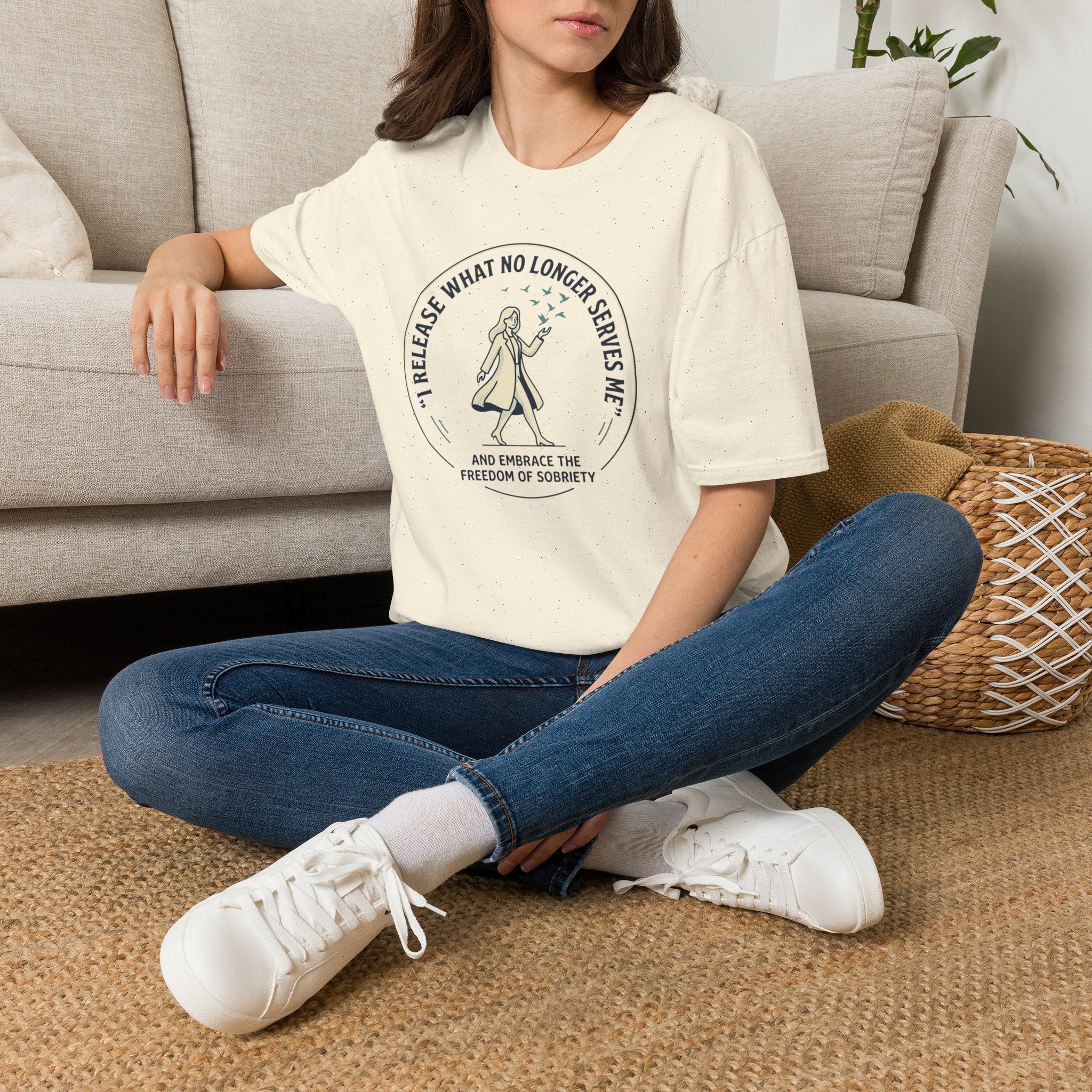 Release What No Longer Serves Me Mindful Cotton T-Shirt