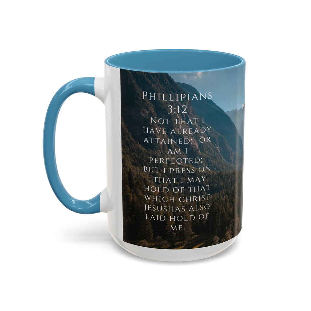 Philippians Bible Verse Mountain Mug – Ceramic Accent Cup