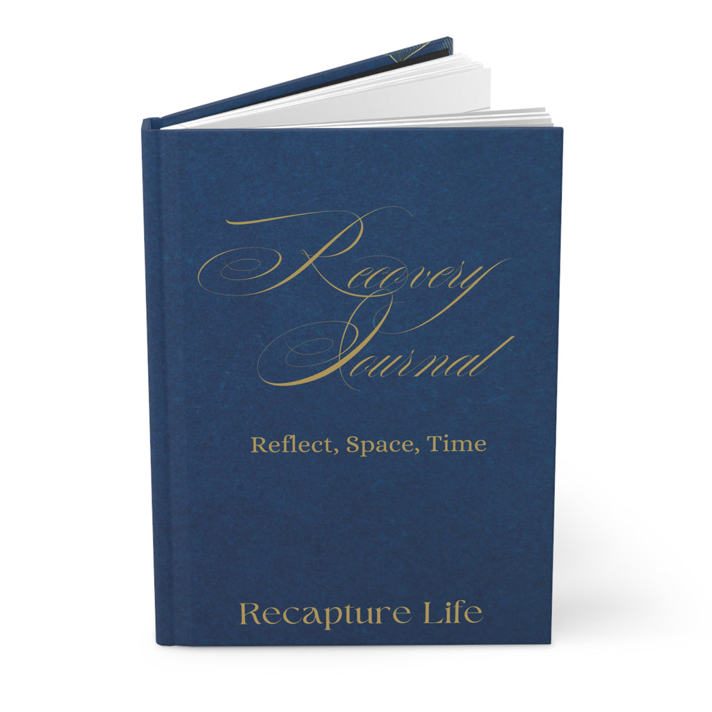 Journal for Recovery — Hardcover Matte Recovery Journal with Gentle Floral Design