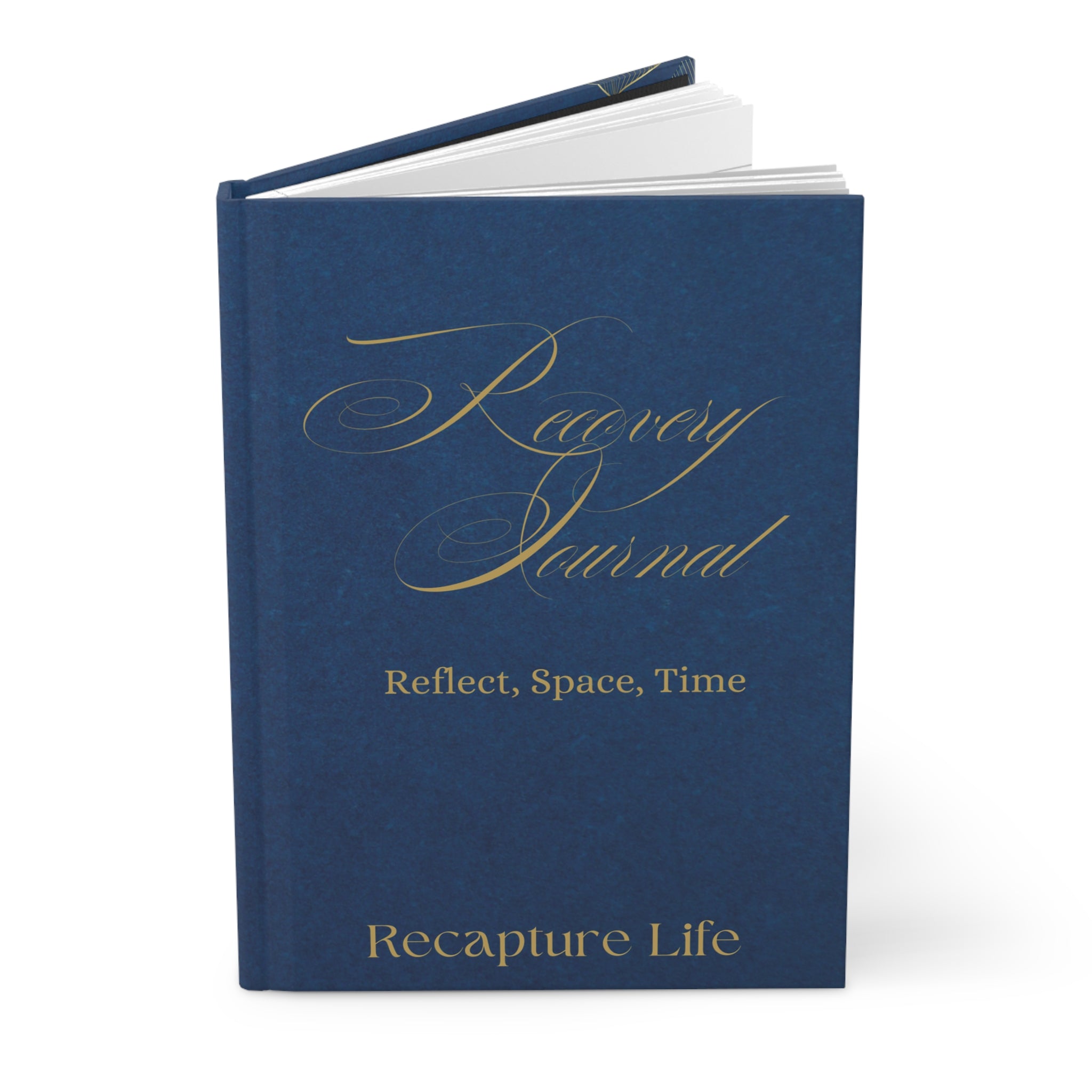 Journal for Recovery — Hardcover Matte Recovery Journal with Gentle Floral Design