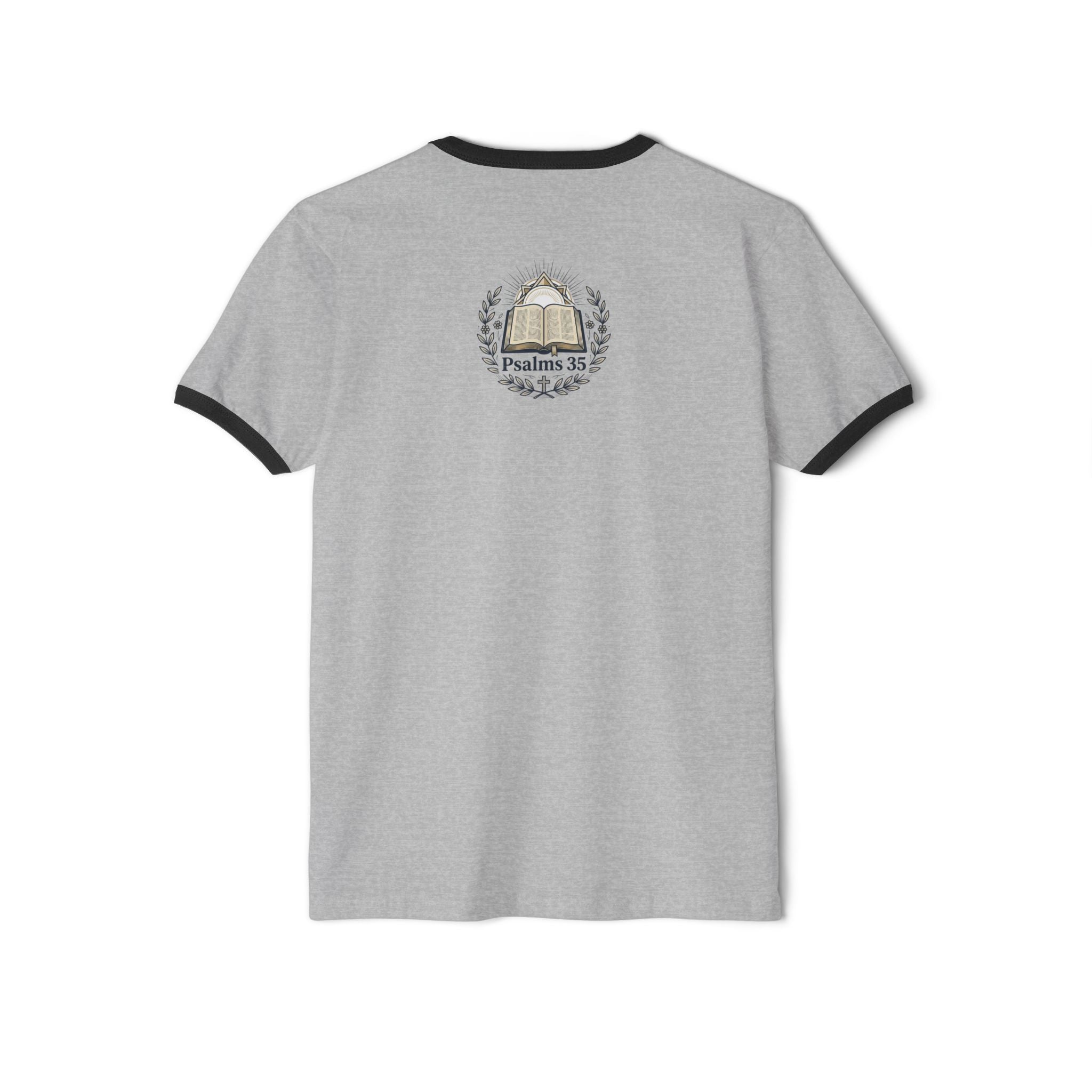 “God Goes With You” Christian Cotton Ringer T-Shirt