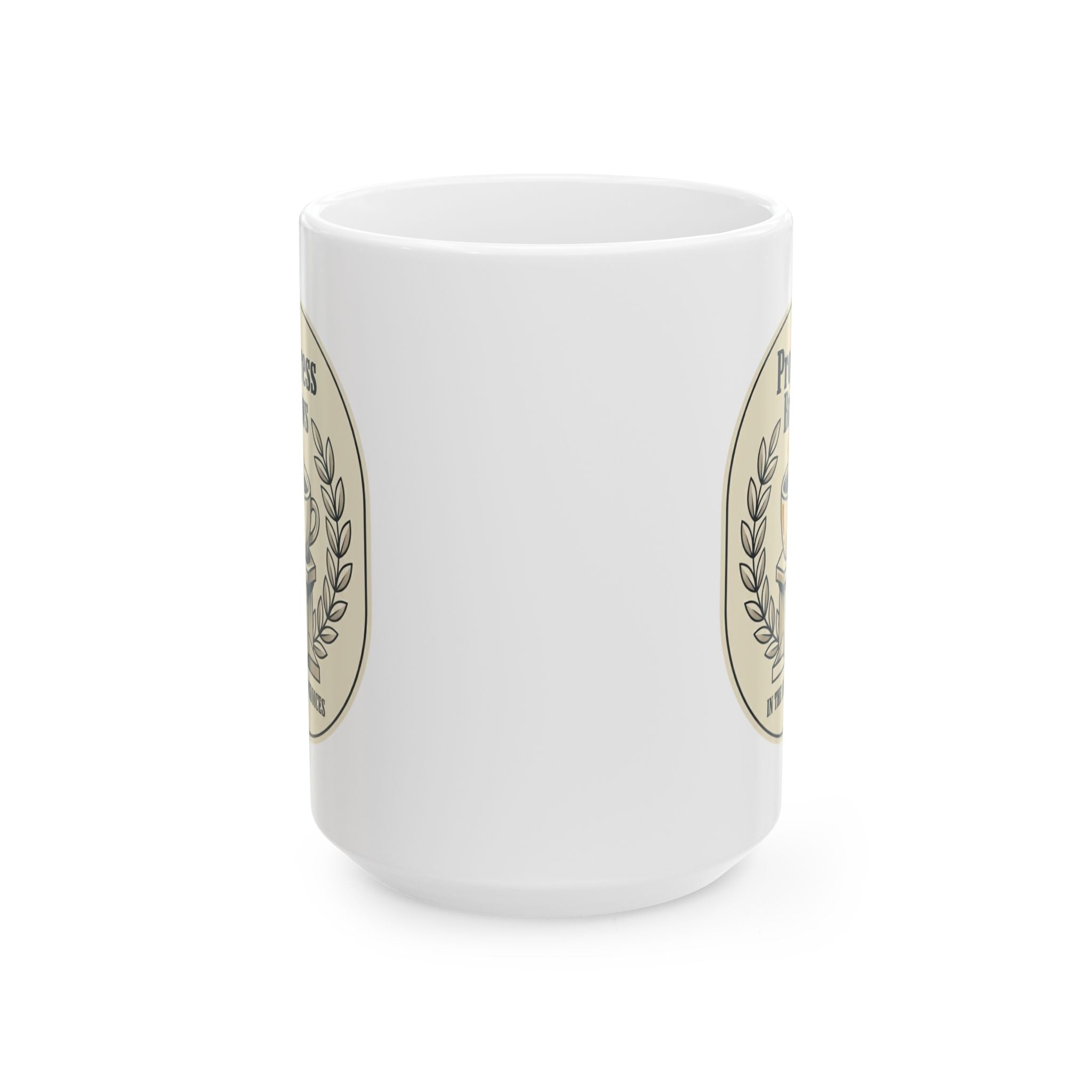 Ceramic Mug — "Stay Positive, Stay Consistent" Inspirational Quote