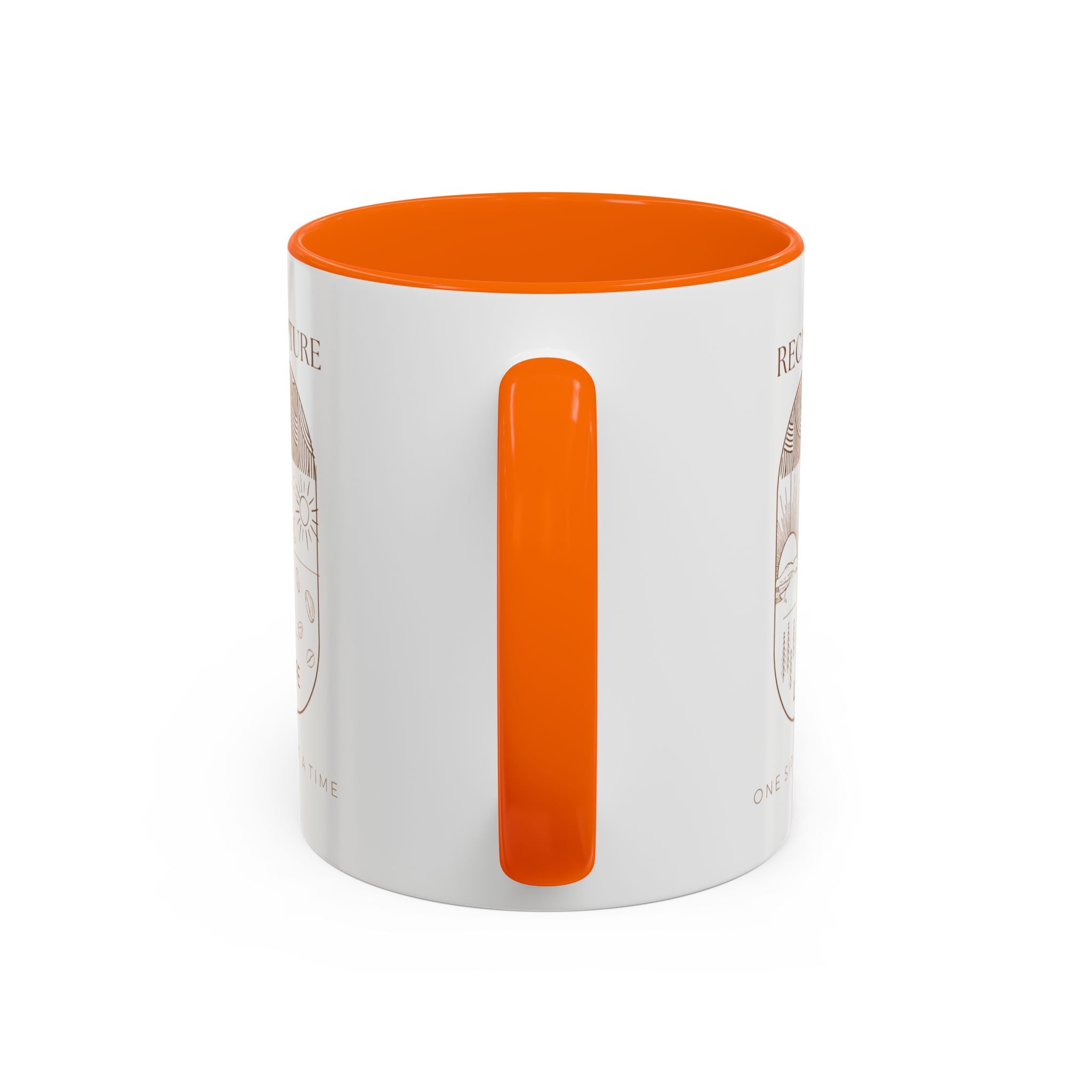Thankful for Being Sober Recovery Accent Coffee Mug