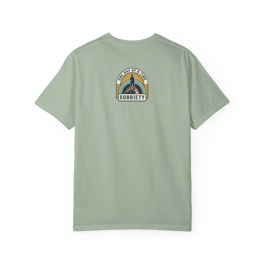 Living Sober Grateful Reminder Heavyweight T-Shirt