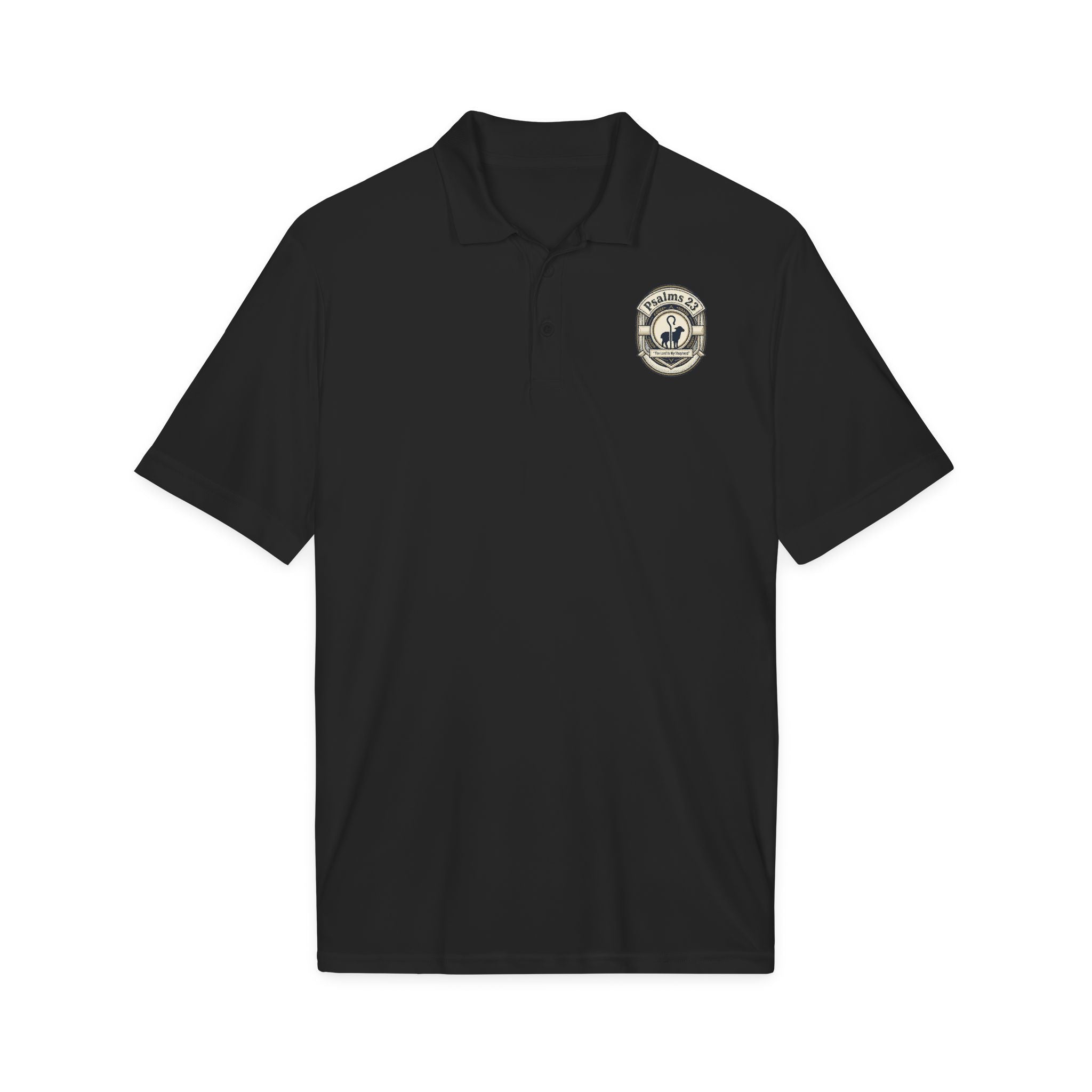 Psalms 23 Embroidered Polo Shirt – Lightweight & Quick-Dry