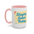Sober Gratitude Recovery Coffee Mug – Daily Motivation