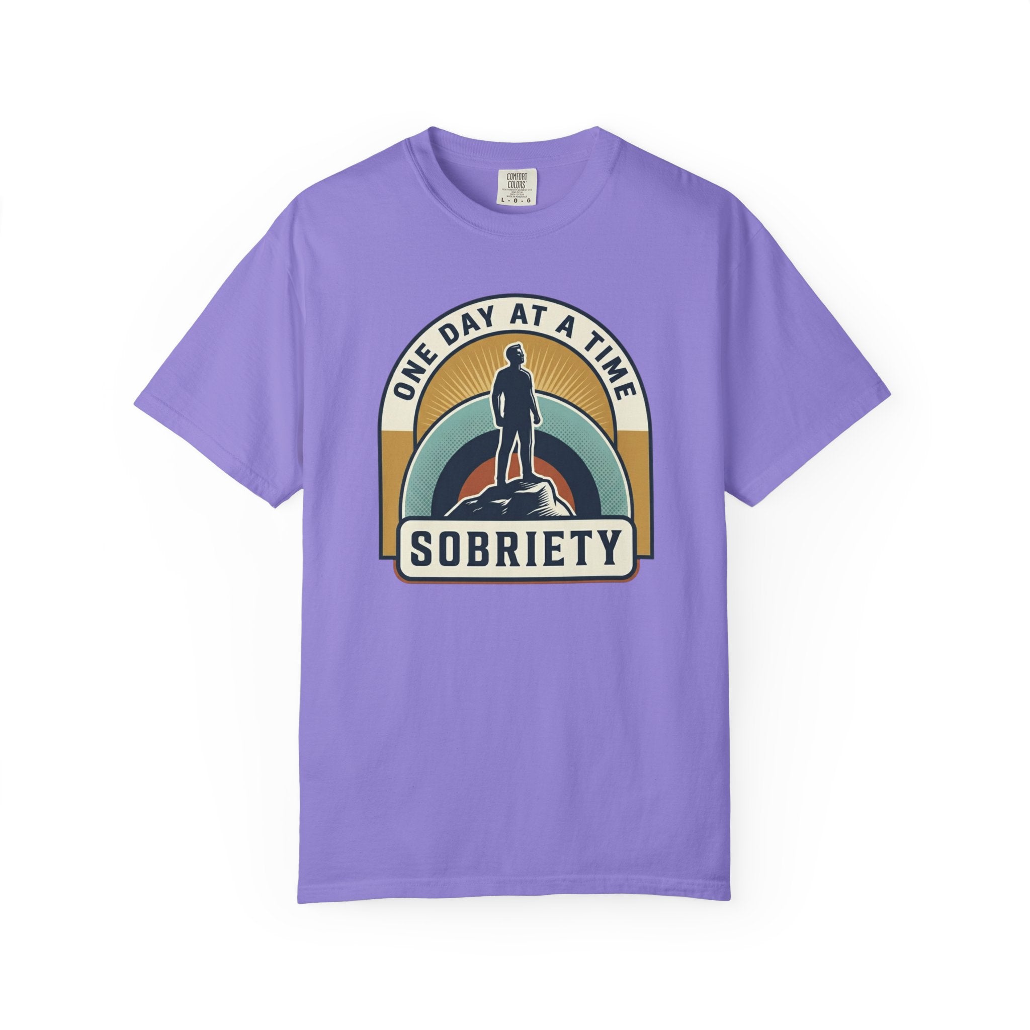 Living Sober Grateful Reminder Heavyweight T-Shirt