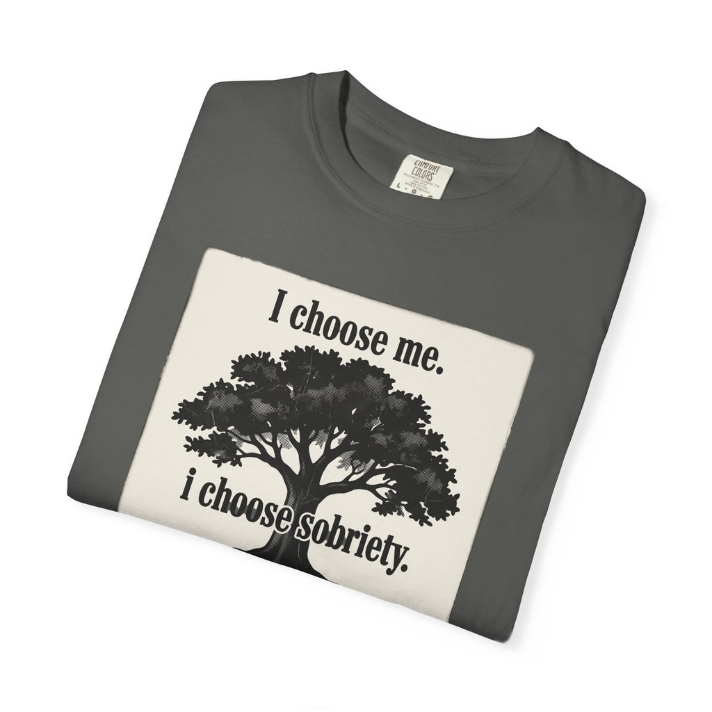 Sobriety Recovery T-Shirt – I Choose Me Tree Design