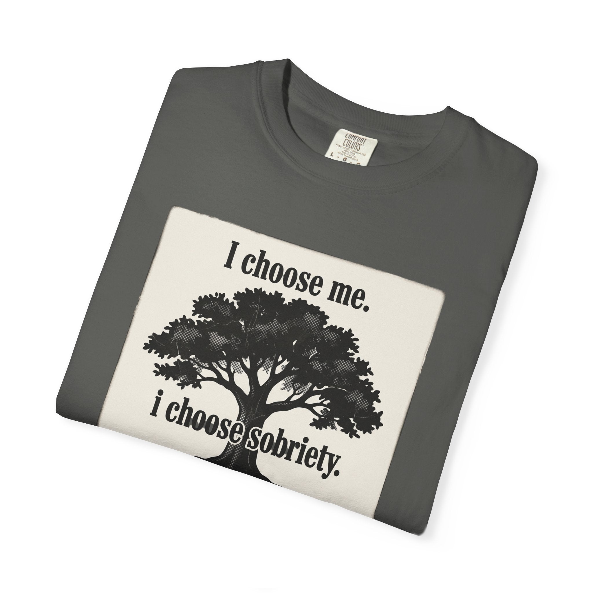 Sobriety Recovery T-Shirt – I Choose Me Tree Design