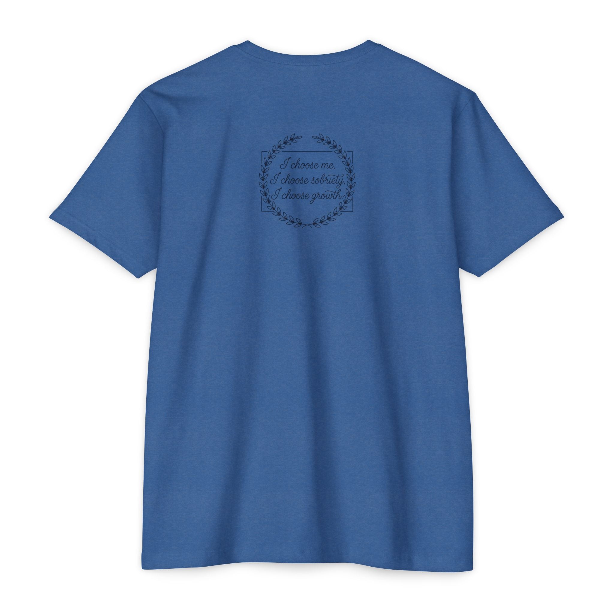 Sobriety And Self-Growth Yoga T-Shirt – Mindful Quote