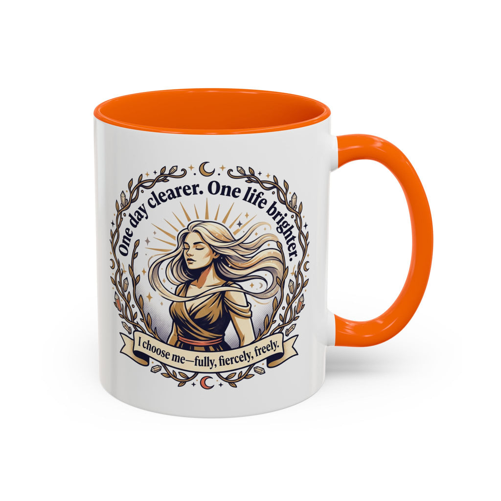 Inspirational Feminine Coffee Mug – Motivational Quote Design
