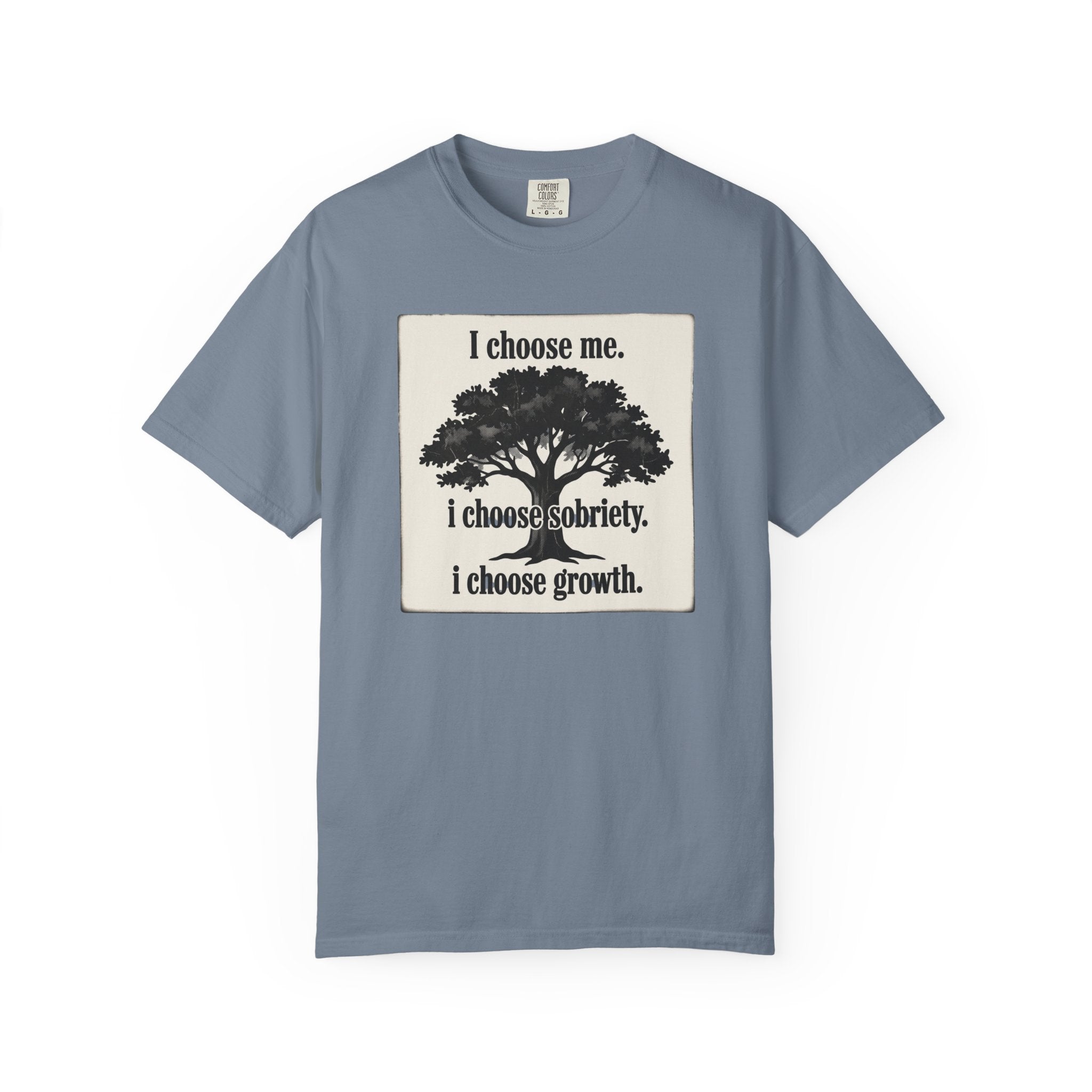 Sobriety Recovery T-Shirt – I Choose Me Tree Design