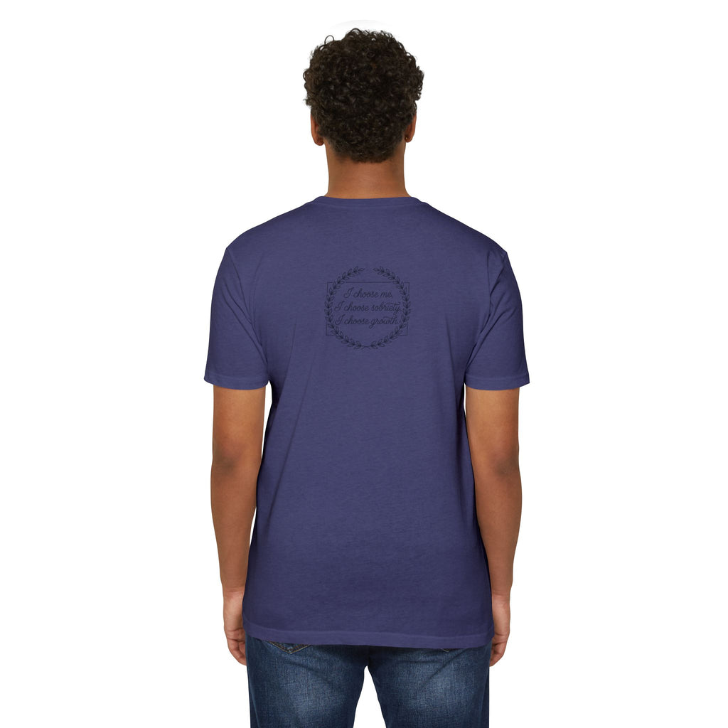 Sobriety And Self-Growth Yoga T-Shirt – Mindful Quote