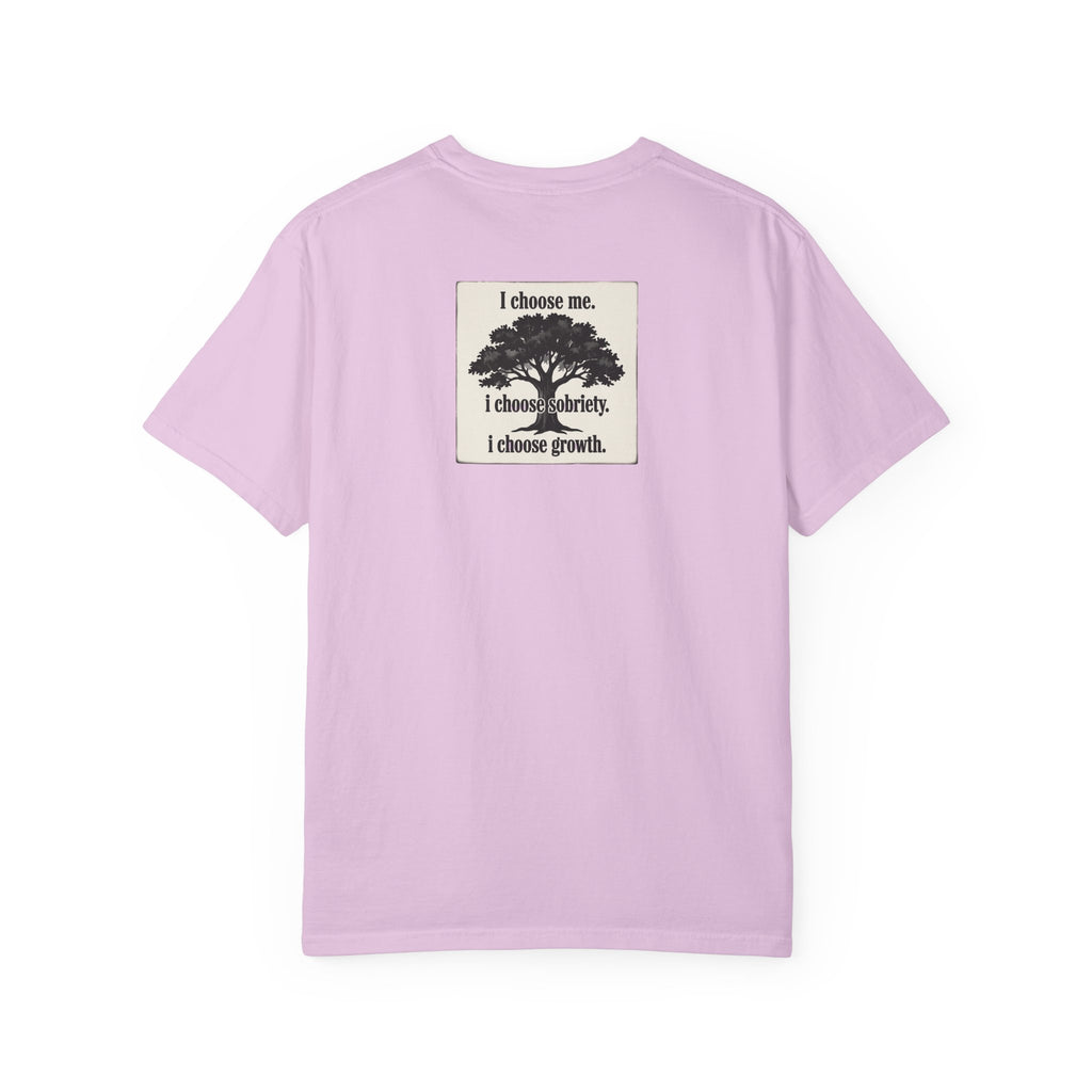 Sobriety Recovery T-Shirt – I Choose Me Tree Design