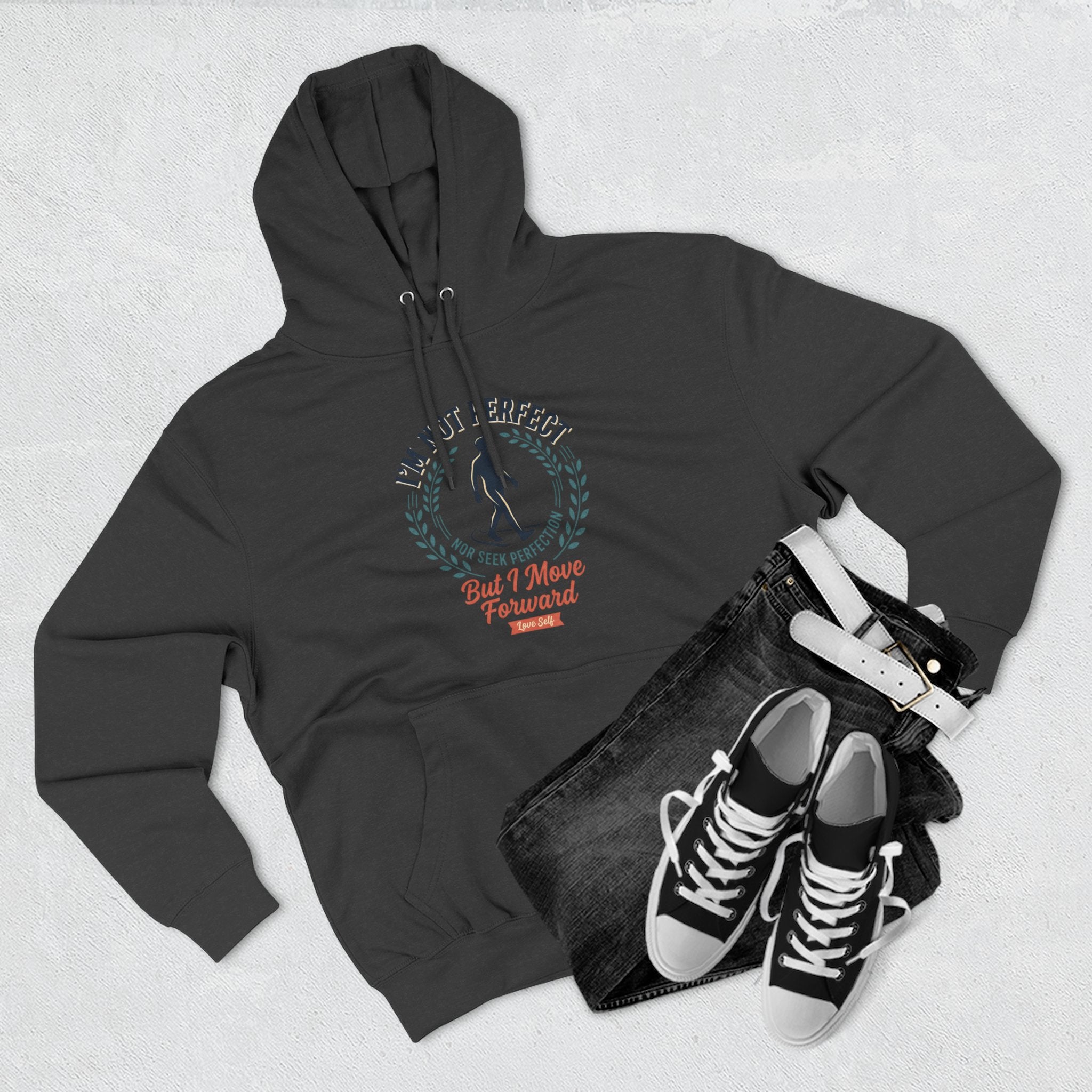 Self-Love Fleece Hoodie – Soft Affirmation Pullover