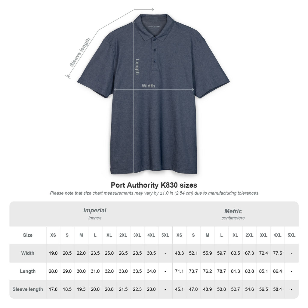 Men’s Fine Pique Performance Polo Shirt