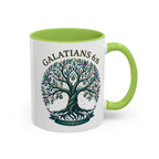 With Godliness There Is Contentment Christian Mug