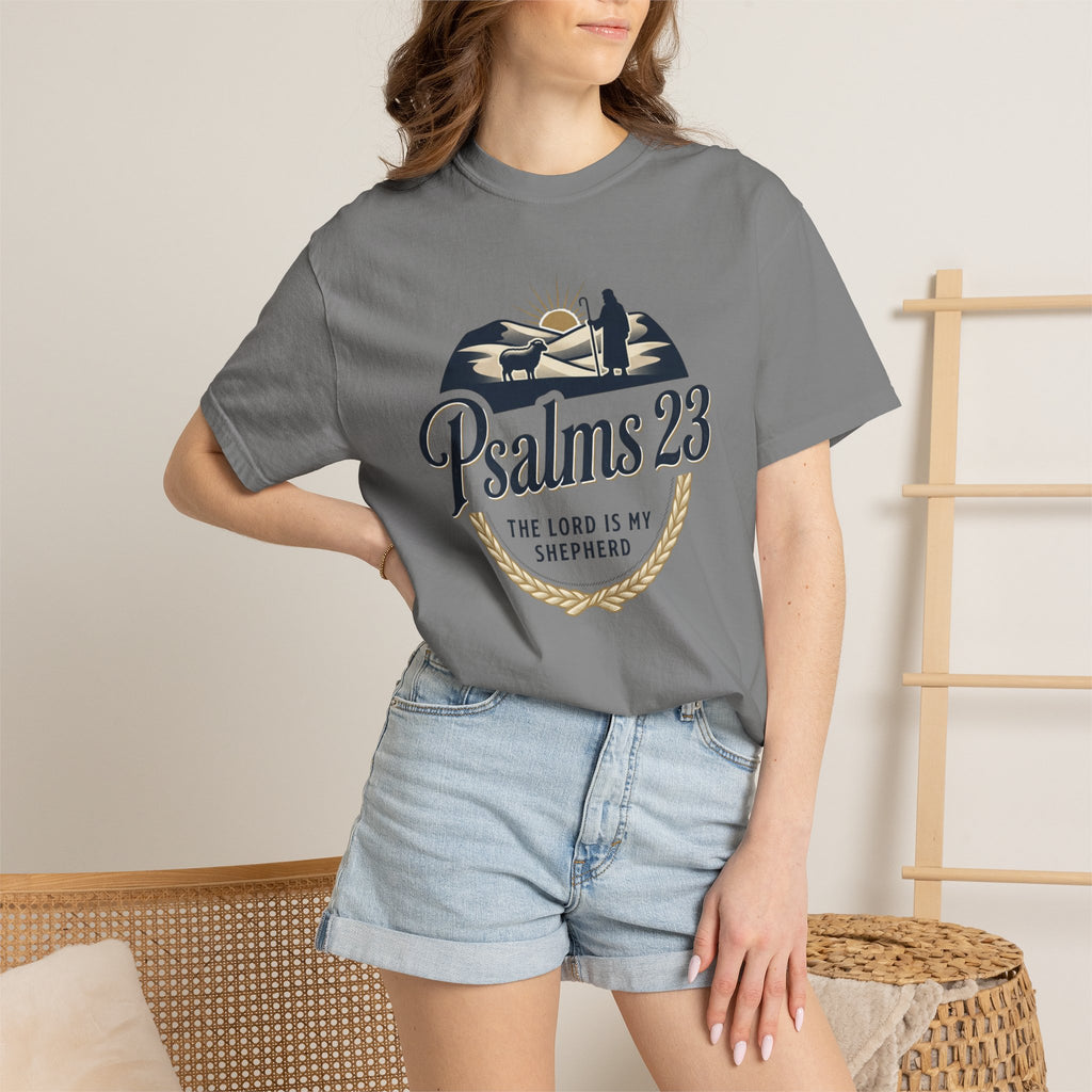 Psalm 23 Christian T-Shirt – Wear Your Faith Daily