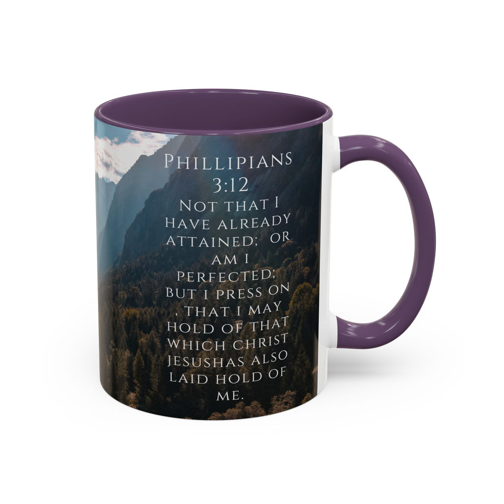 Philippians Bible Verse Mountain Mug – Ceramic Accent Cup
