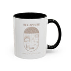Thankful for Being Sober Recovery Accent Coffee Mug