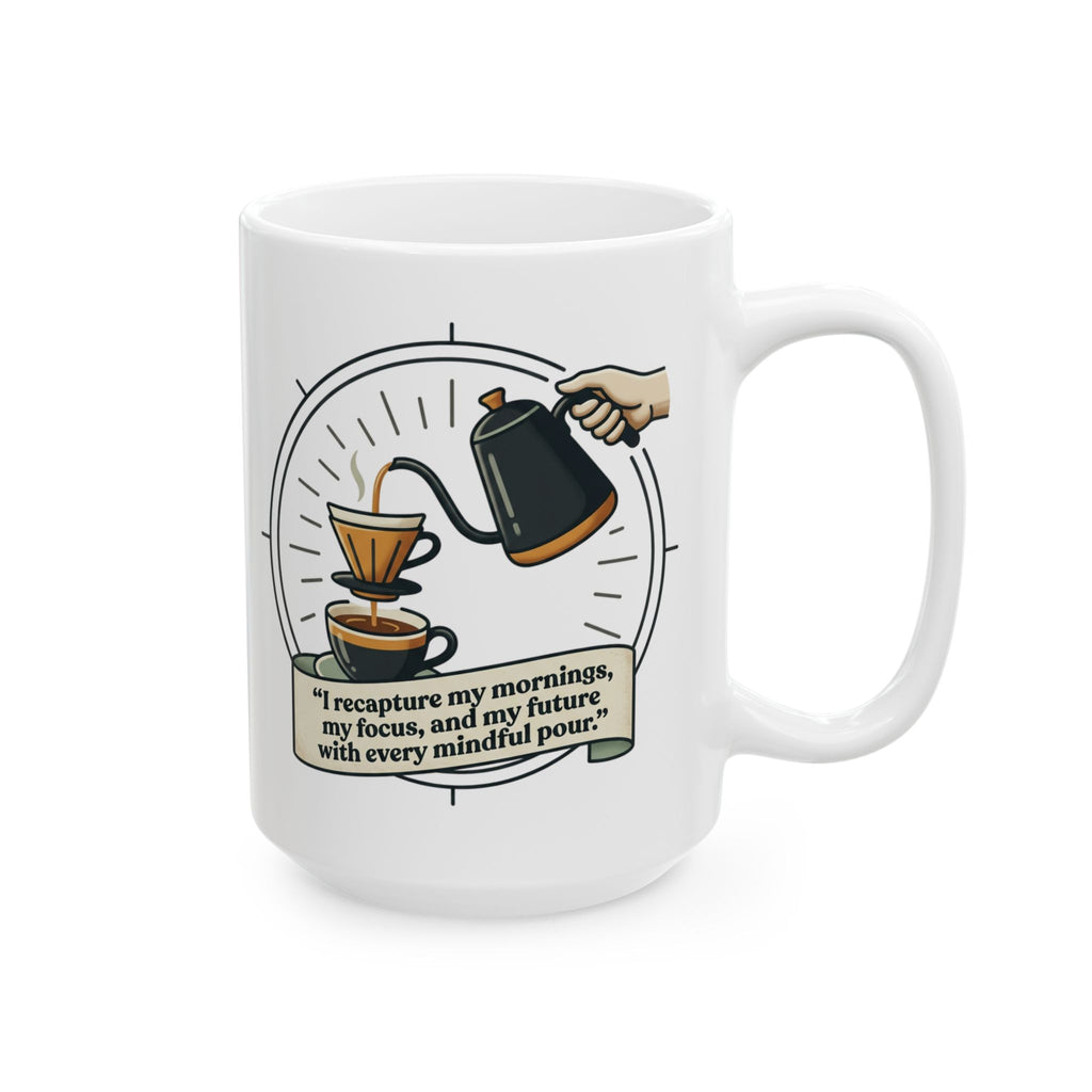 Coffee Mug — "My Opinions Are Like Swords" Illustrated Ceramic Mug (11oz & 15oz)