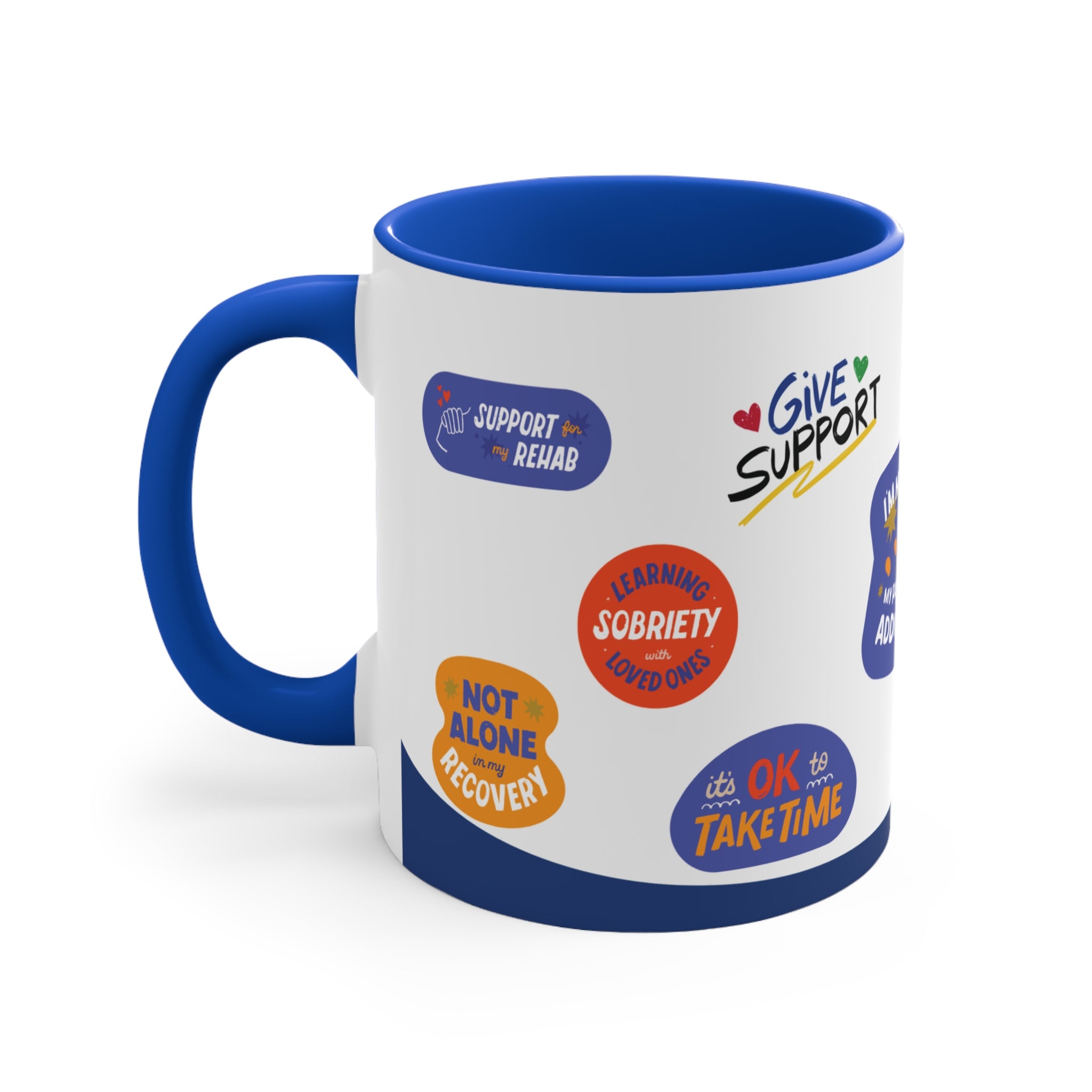 Recovery Support Ceramic Mug – Uplifting Affirmations