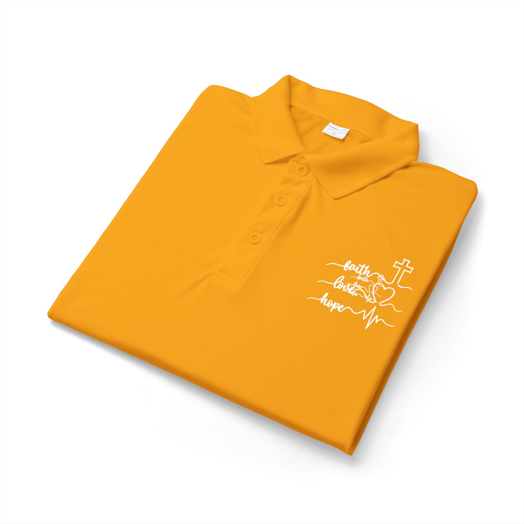 Faith Heartbeat Christian Polo Shirt – Lightweight Performance