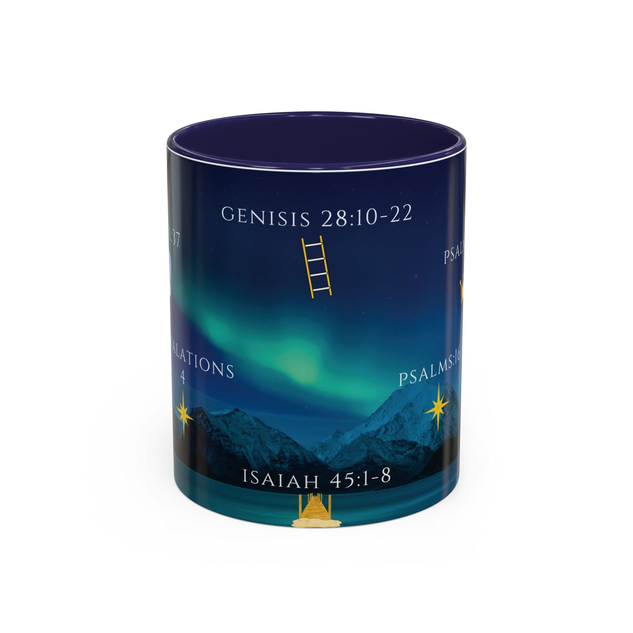 Inspirational Scripture Ceramic Coffee Mug With Verse