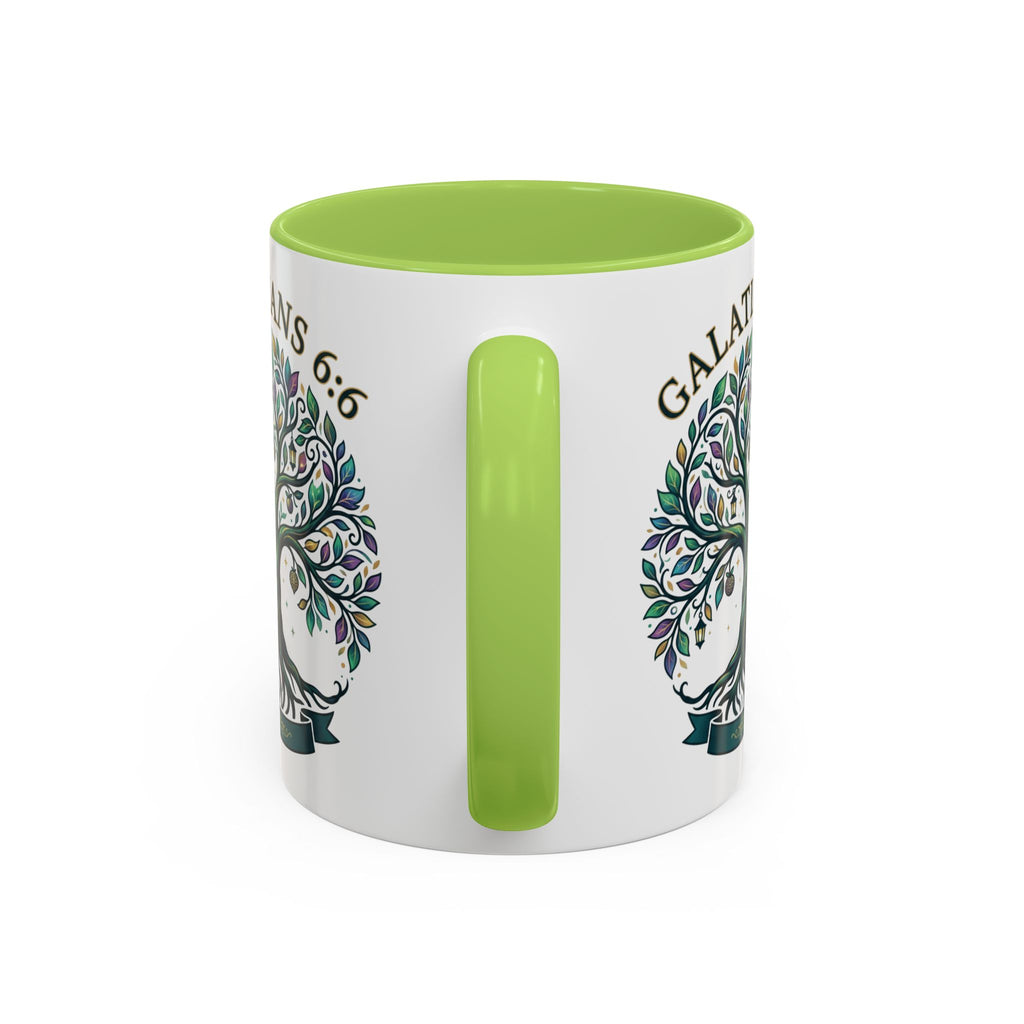 With Godliness There Is Contentment Christian Mug