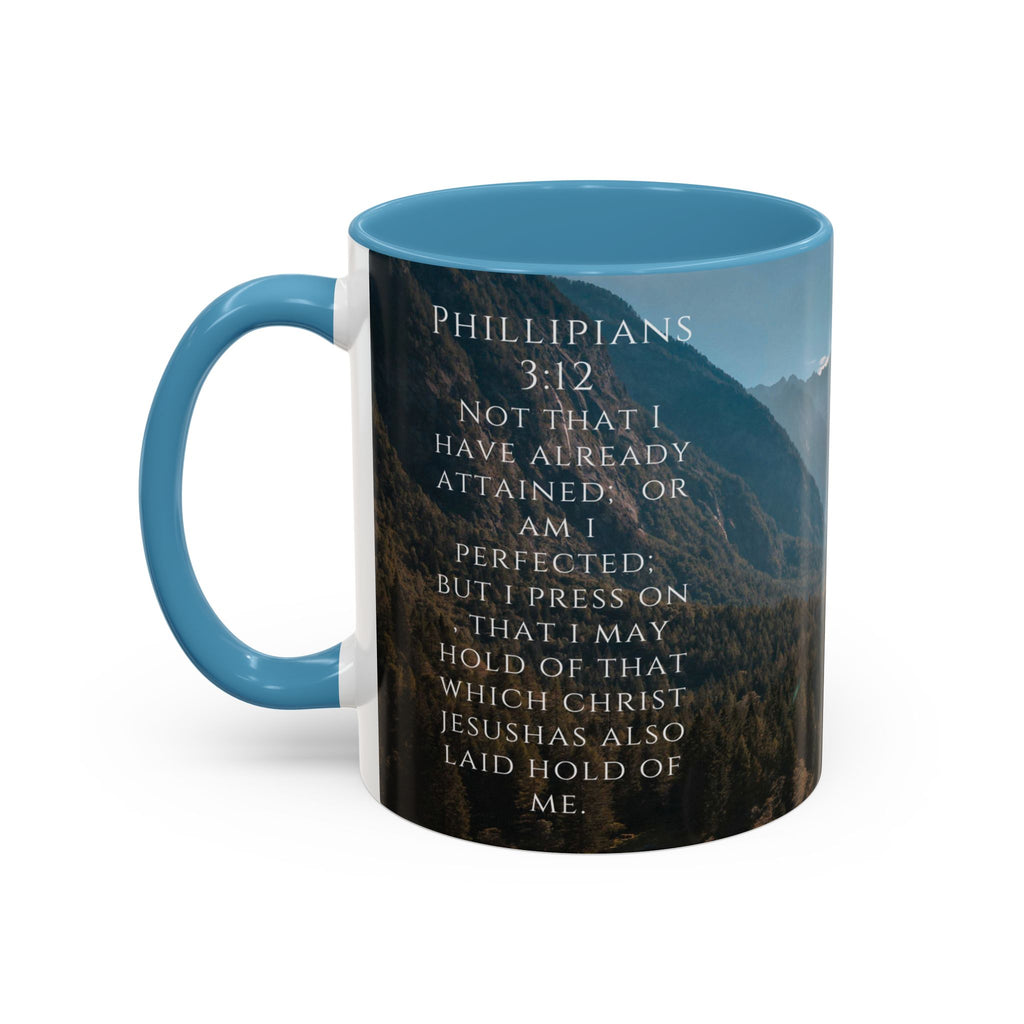 Philippians Bible Verse Mountain Mug – Ceramic Accent Cup