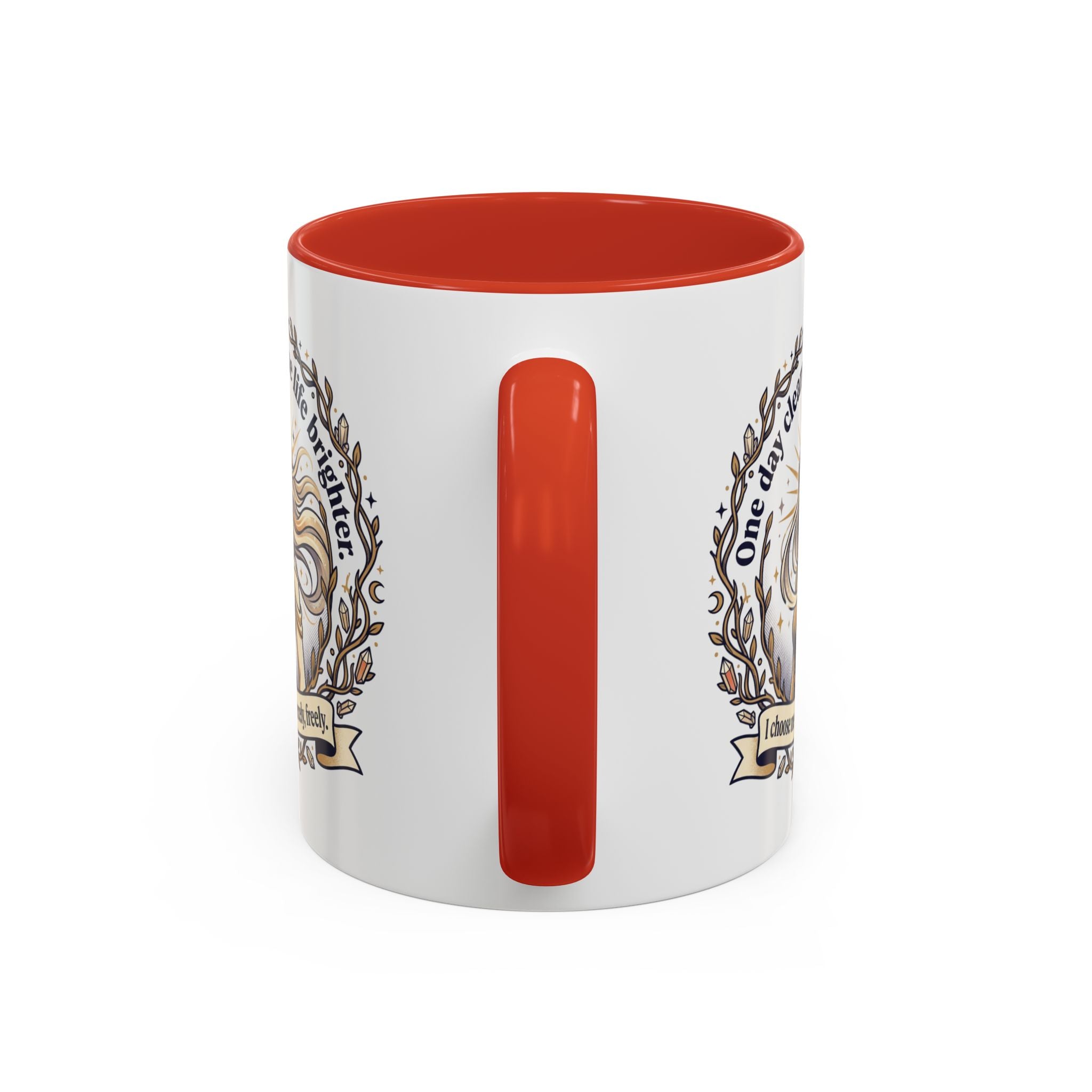 Inspirational Feminine Coffee Mug – Motivational Quote Design