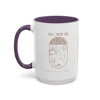 Thankful for Being Sober Recovery Accent Coffee Mug