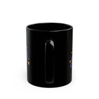 Motivational Black Ceramic Coffee Mug With Retro Script
