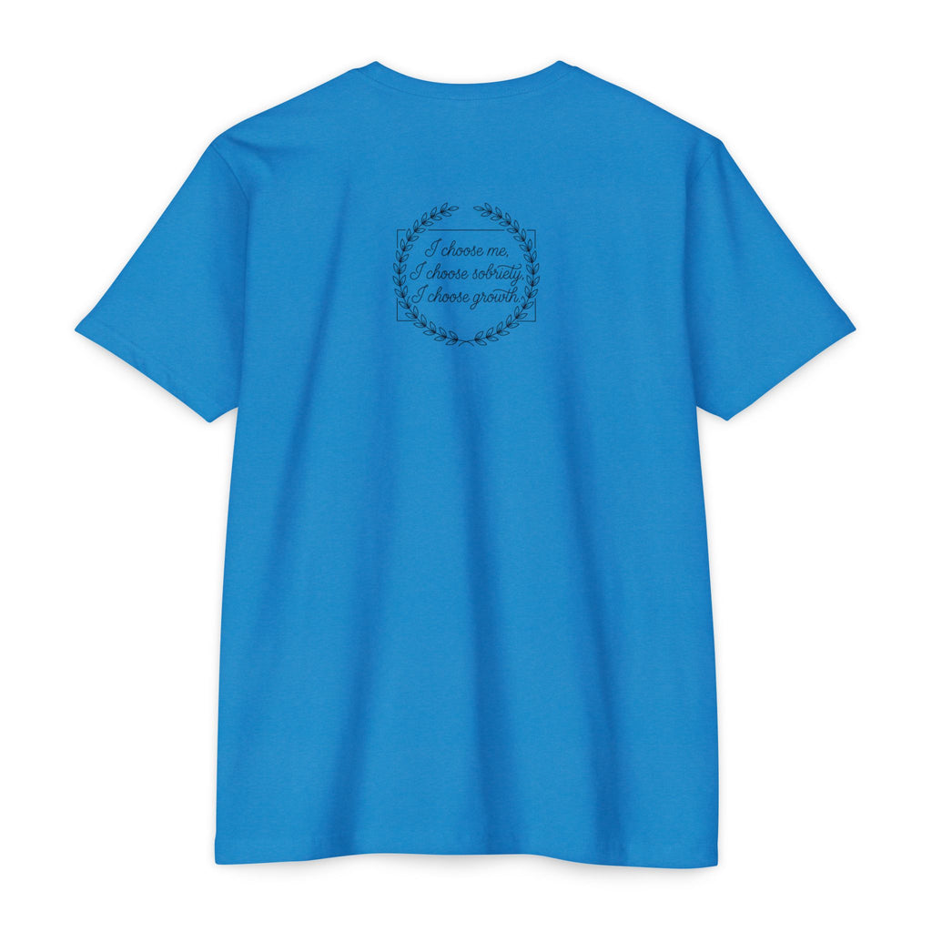 Sobriety And Self-Growth Yoga T-Shirt – Mindful Quote