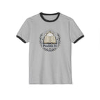 “God Goes With You” Christian Cotton Ringer T-Shirt