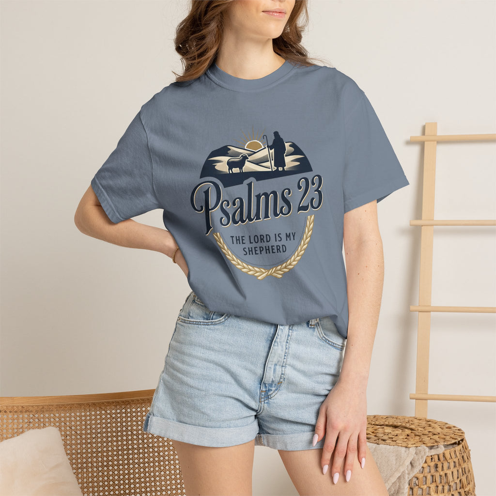 Psalm 23 Christian T-Shirt – Wear Your Faith Daily