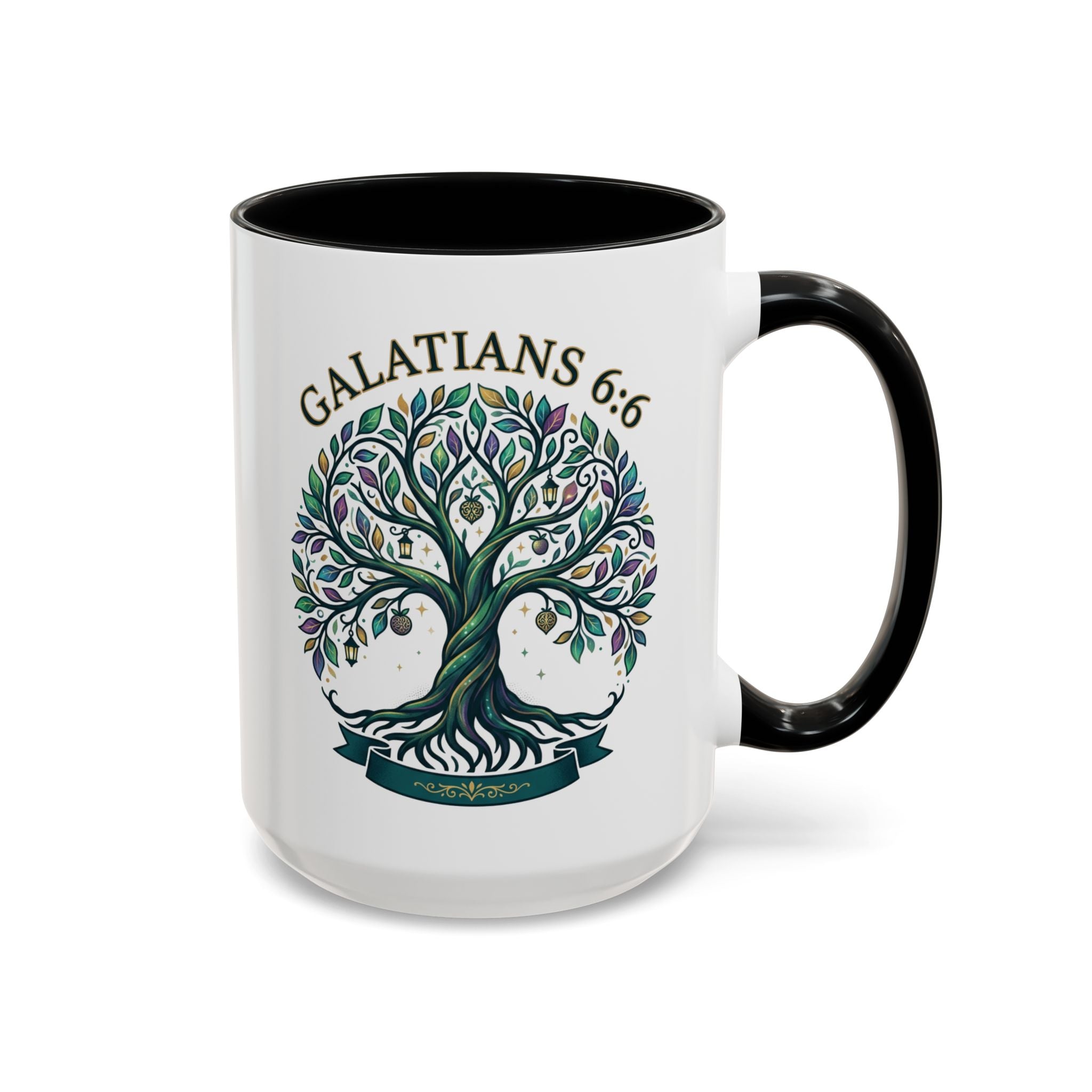 With Godliness There Is Contentment Christian Mug