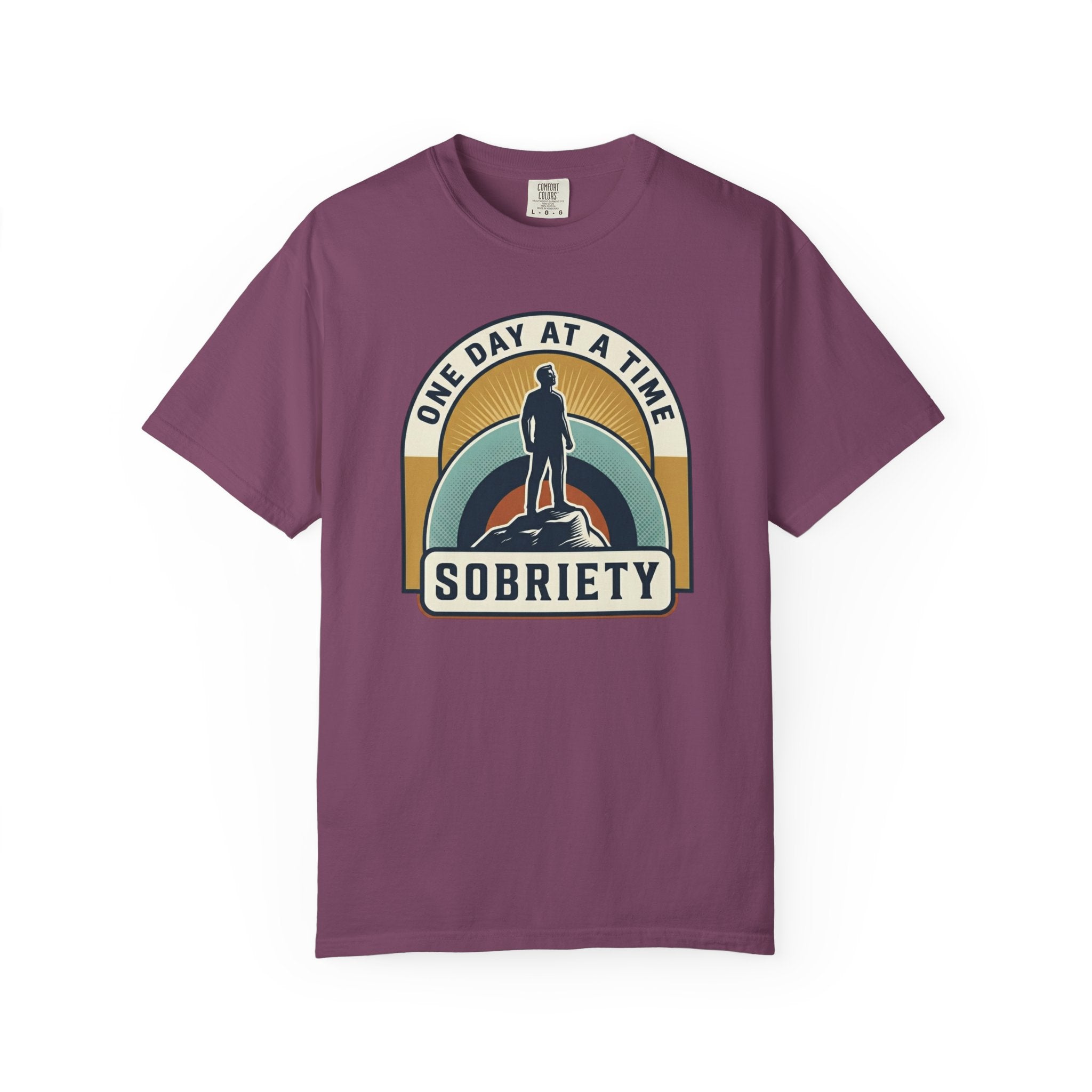 Living Sober Grateful Reminder Heavyweight T-Shirt
