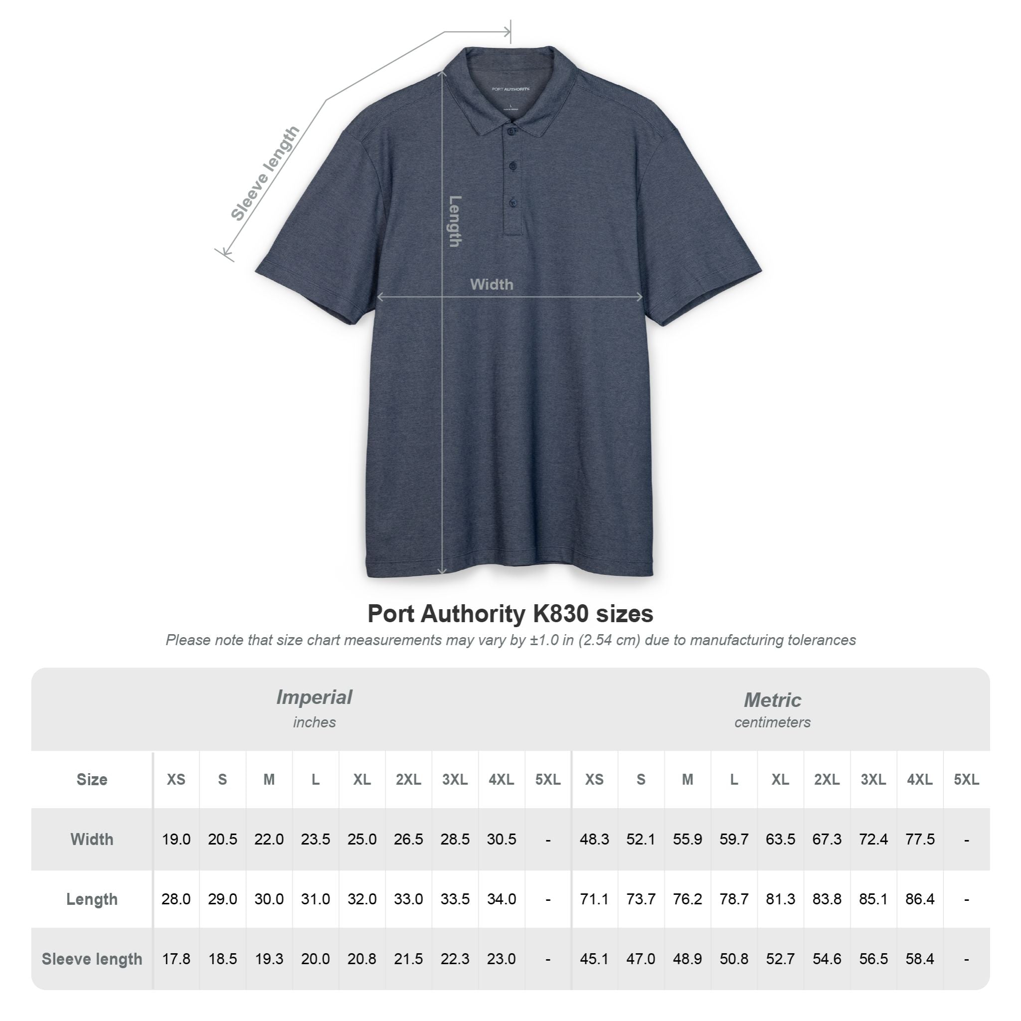 Men’s Fine Pique Performance Polo Shirt