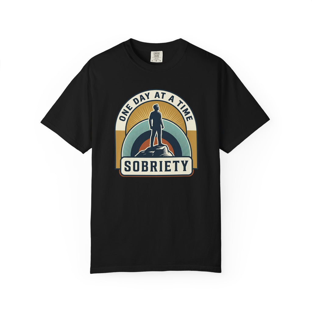 Living Sober Grateful Reminder Heavyweight T-Shirt