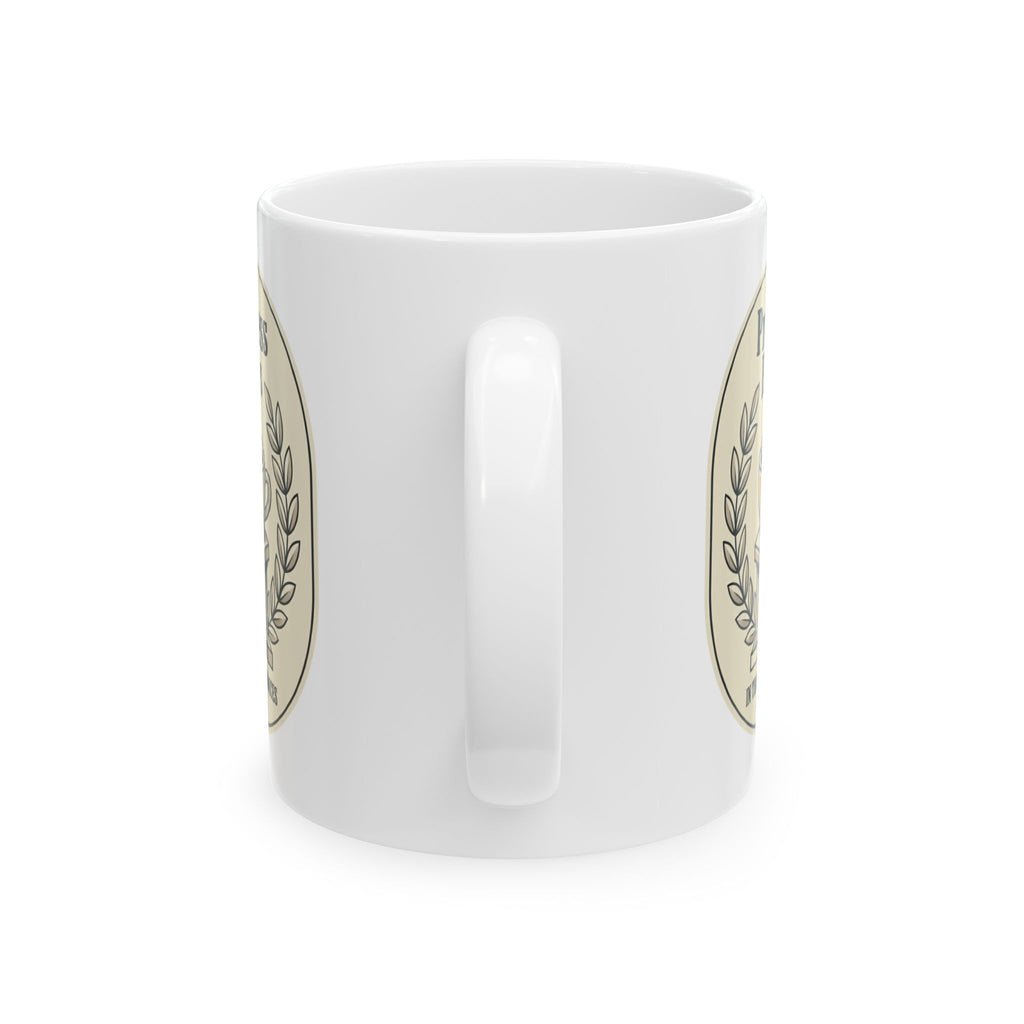 Ceramic Mug — "Stay Positive, Stay Consistent" Inspirational Quote