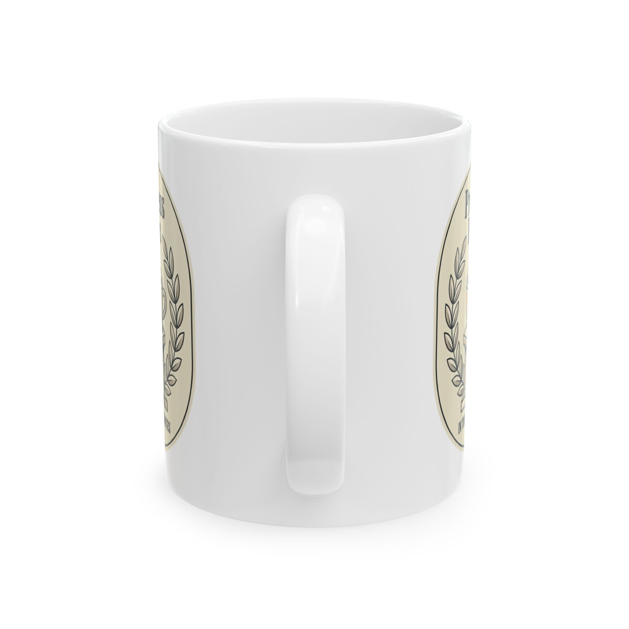 Ceramic Mug — "Stay Positive, Stay Consistent" Inspirational Quote