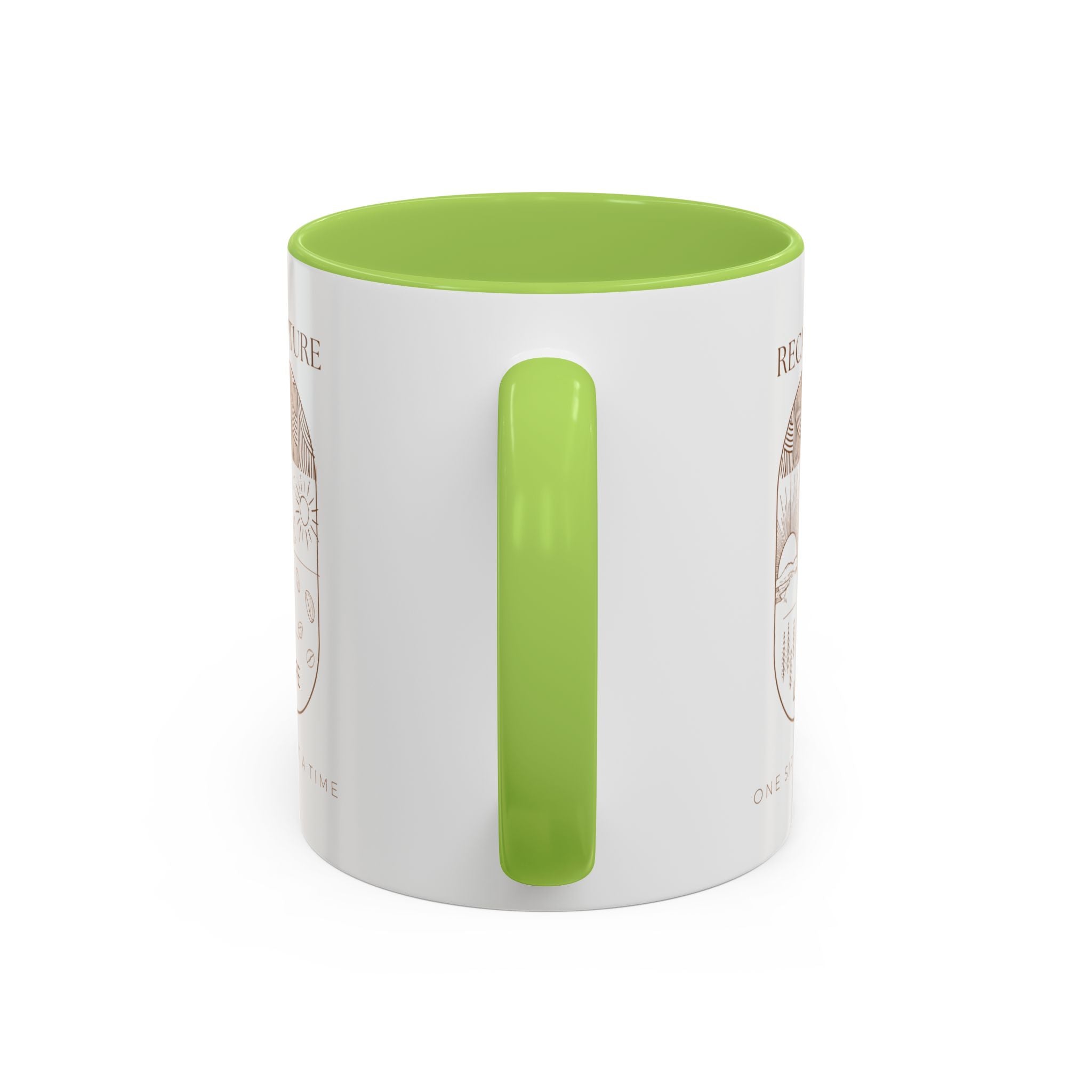 Thankful for Being Sober Recovery Accent Coffee Mug