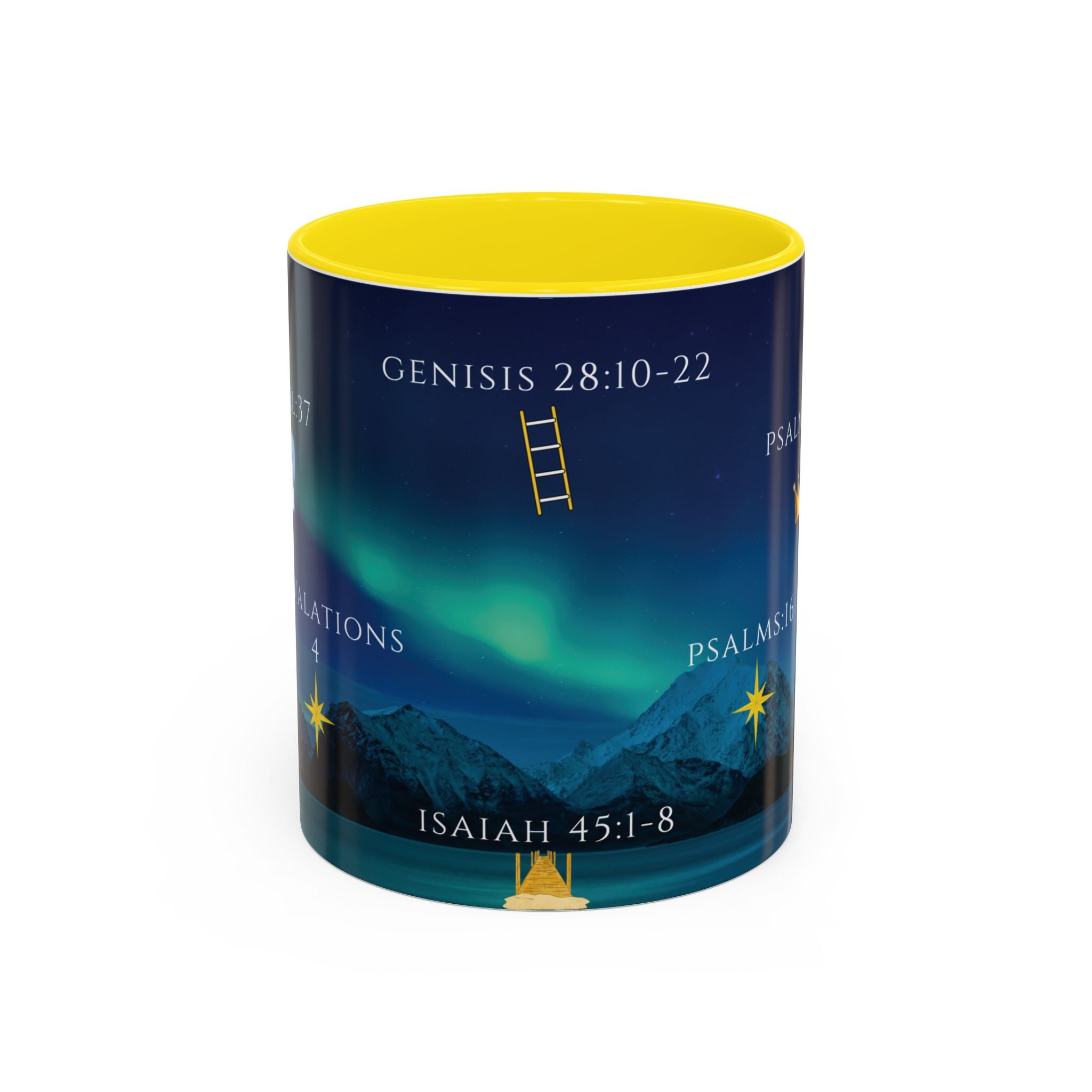 Inspirational Scripture Ceramic Coffee Mug With Verse