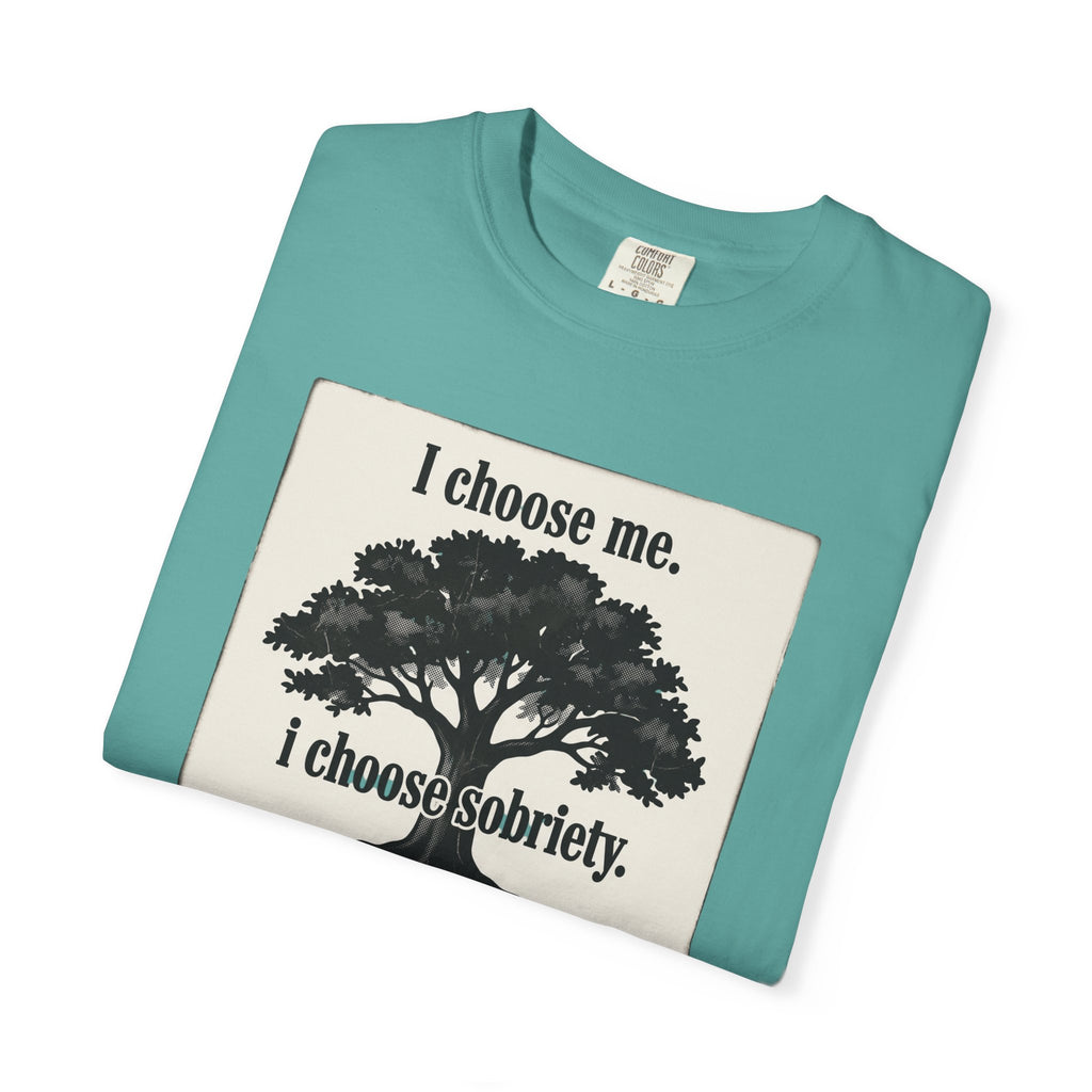 Sobriety Recovery T-Shirt – I Choose Me Tree Design