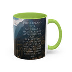 Philippians Bible Verse Mountain Mug – Ceramic Accent Cup
