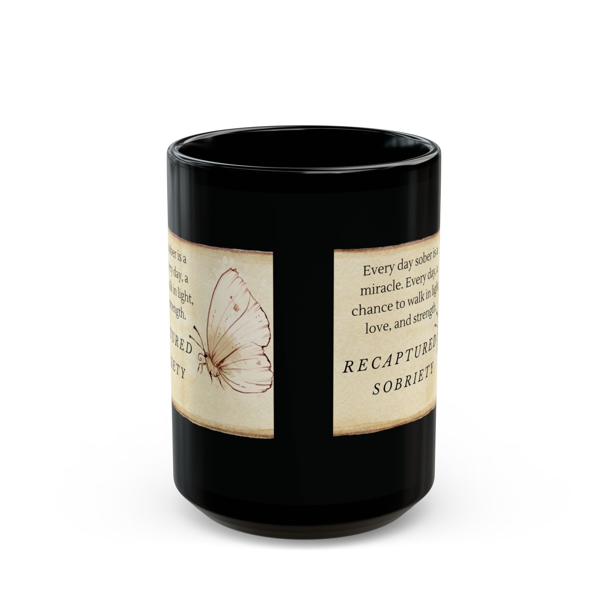 Sobriety Reminder Ceramic Mug – Inspirational Quote