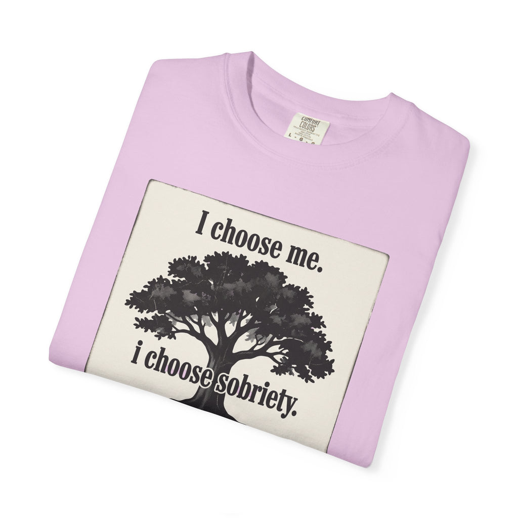 Sobriety Recovery T-Shirt – I Choose Me Tree Design
