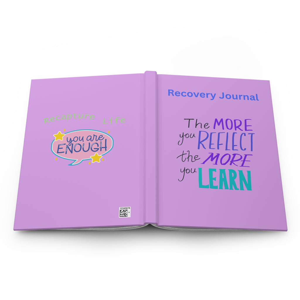 Hardcover Recovery Journal – Inspirational Lined Notebook